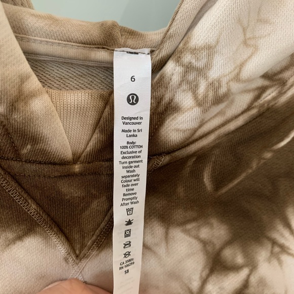 Lululemon All Yours Hoodie Size 6 - Picture 6 of 6